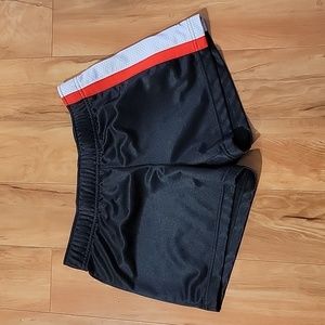 Womens black sports shorts